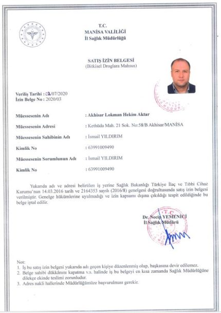 Satış İzin Belgesi